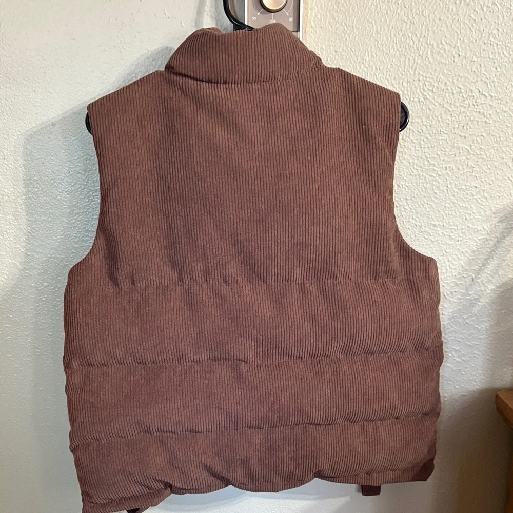 TCEC Brown Corduroy Vest